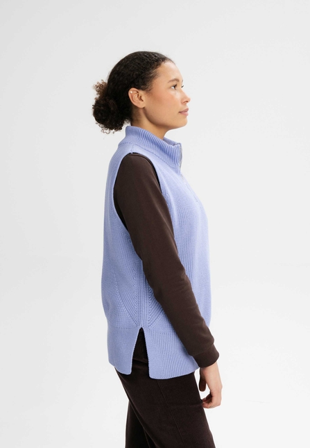 Women Turtleneck Knit Vest GAMINI