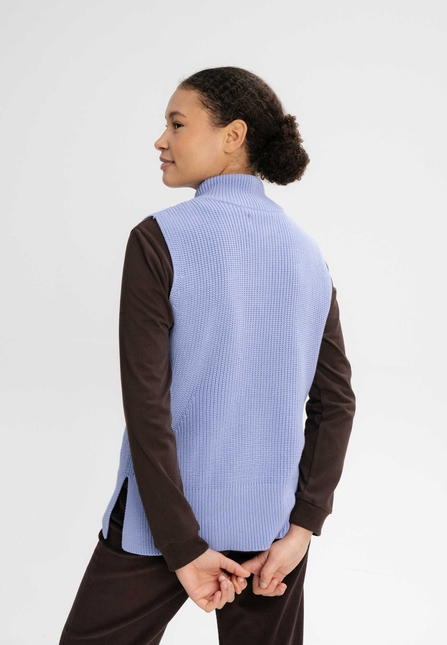 Women Turtleneck Knit Vest GAMINI