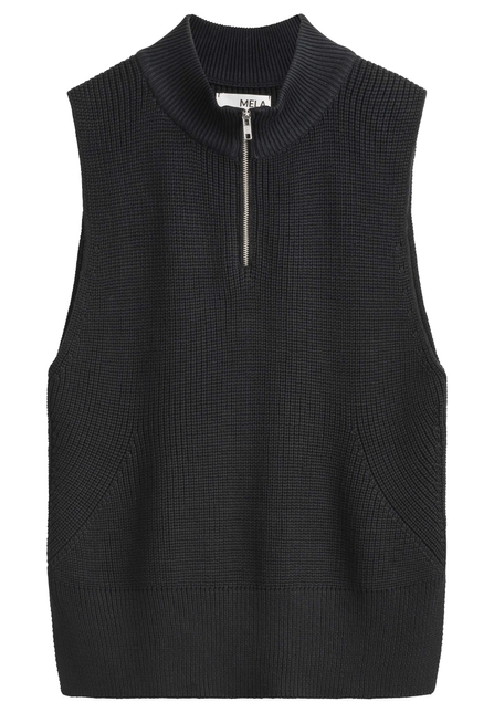 Women Turtleneck Knit Vest GAMINI