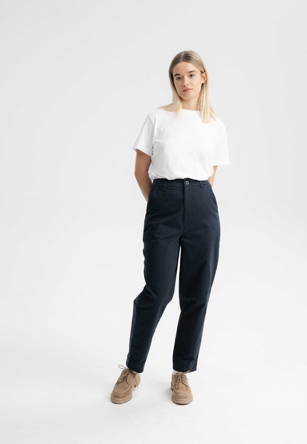 Women High Waist Tapered Leg Pants JANAKI