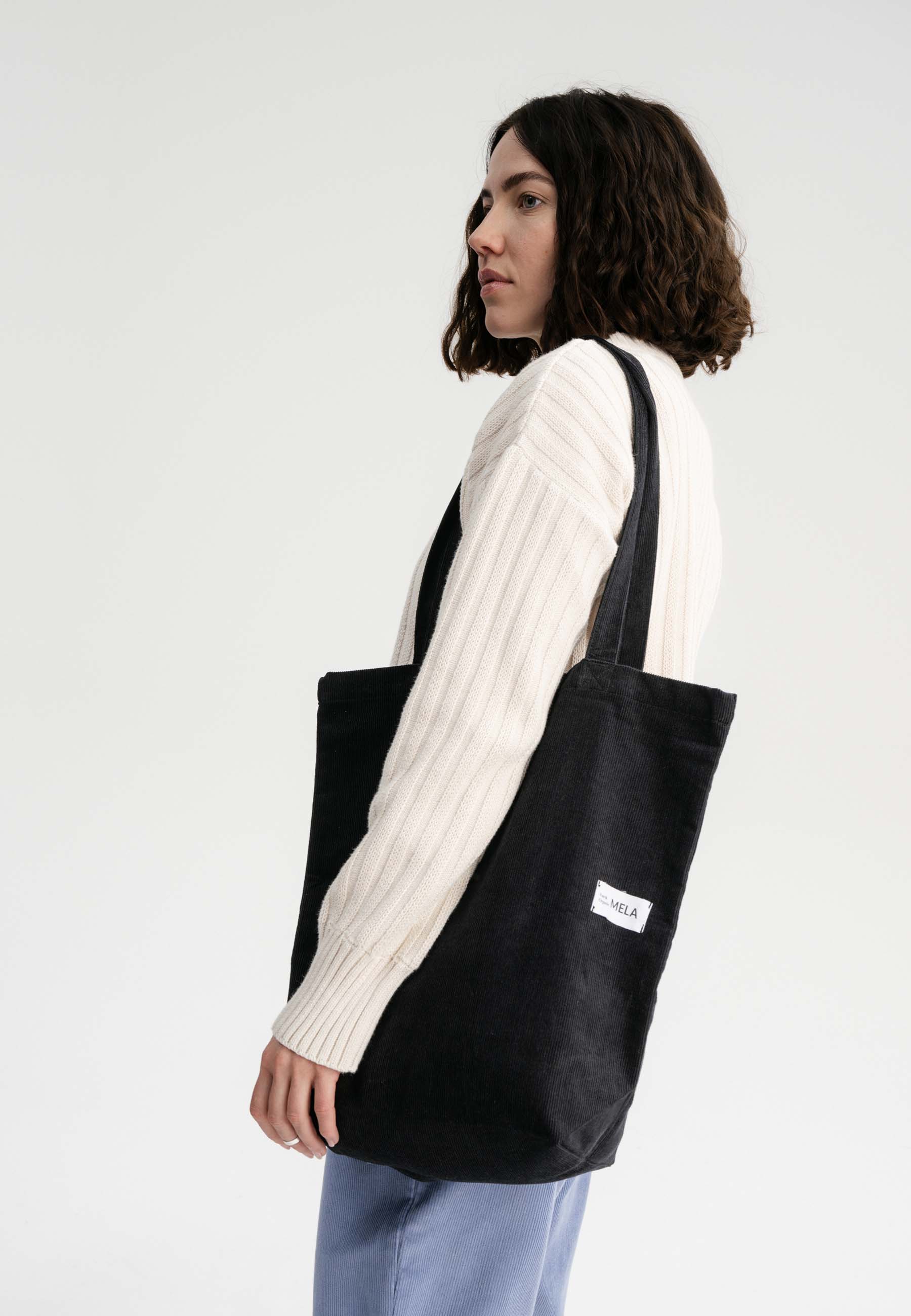 Unisex Corduroy Tote Bag ADVIK