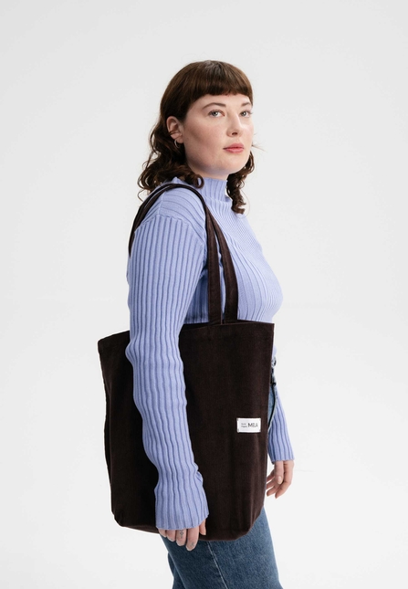 Unisex Corduroy Tote Bag ADVIK