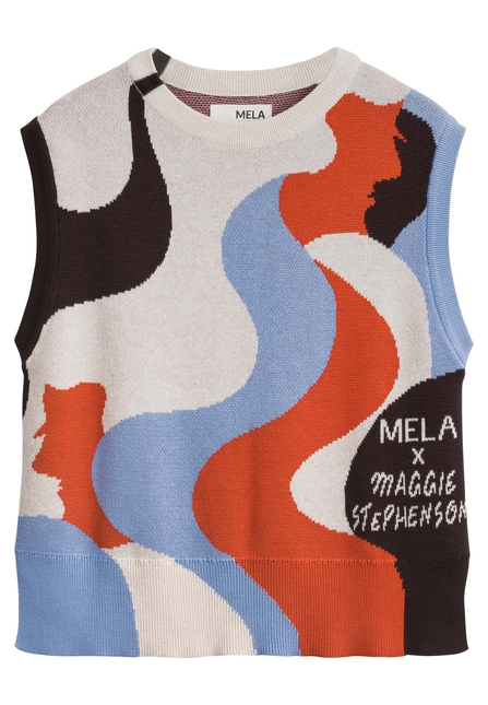 Jacquard Knit Vest Artist Edition Maggie