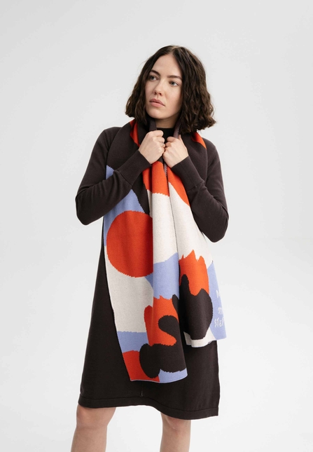 Jacquard Knit Scarf Artist Edition Maggie