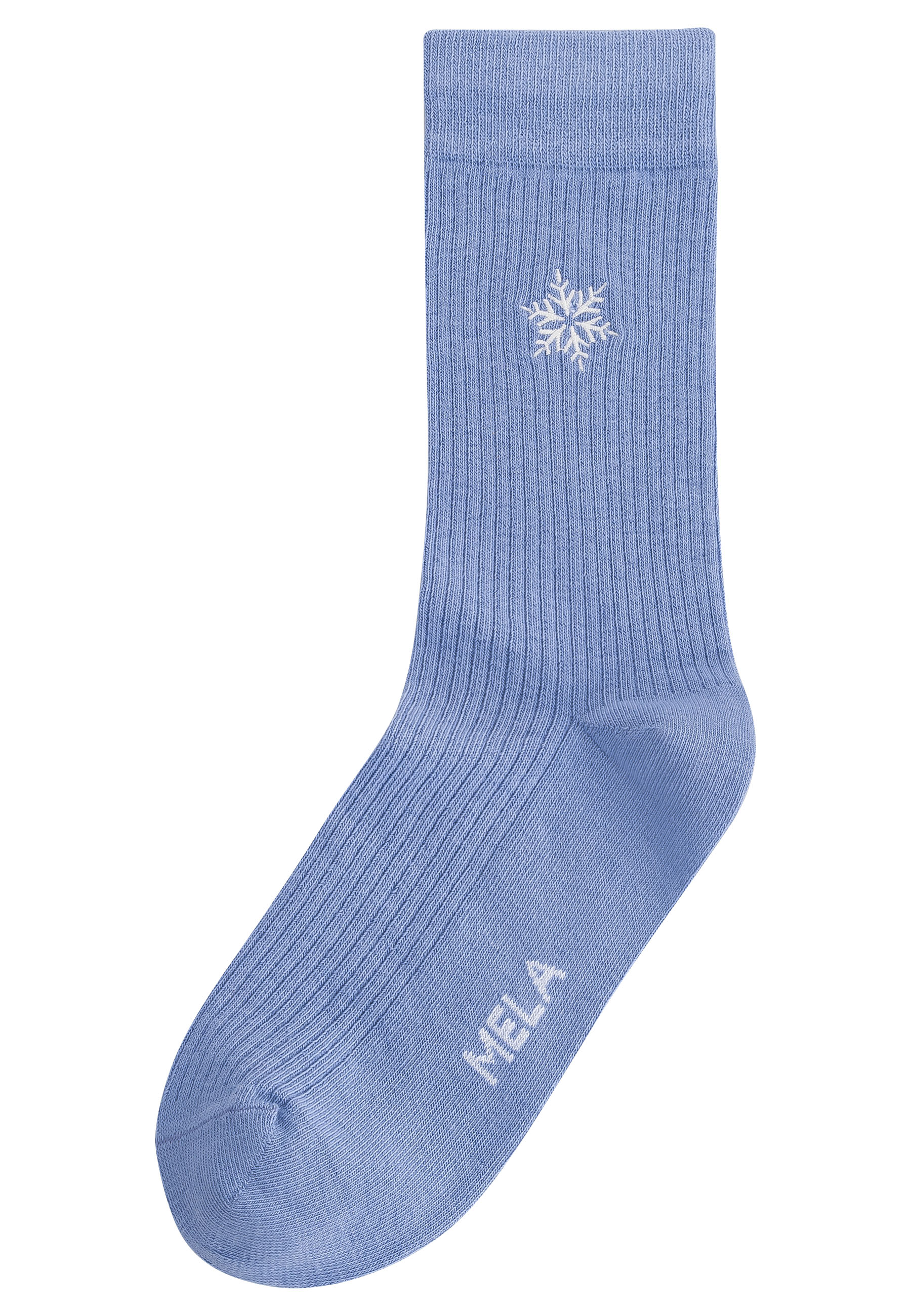 Unisex Gerippte Socken Stickerei 1er Pack