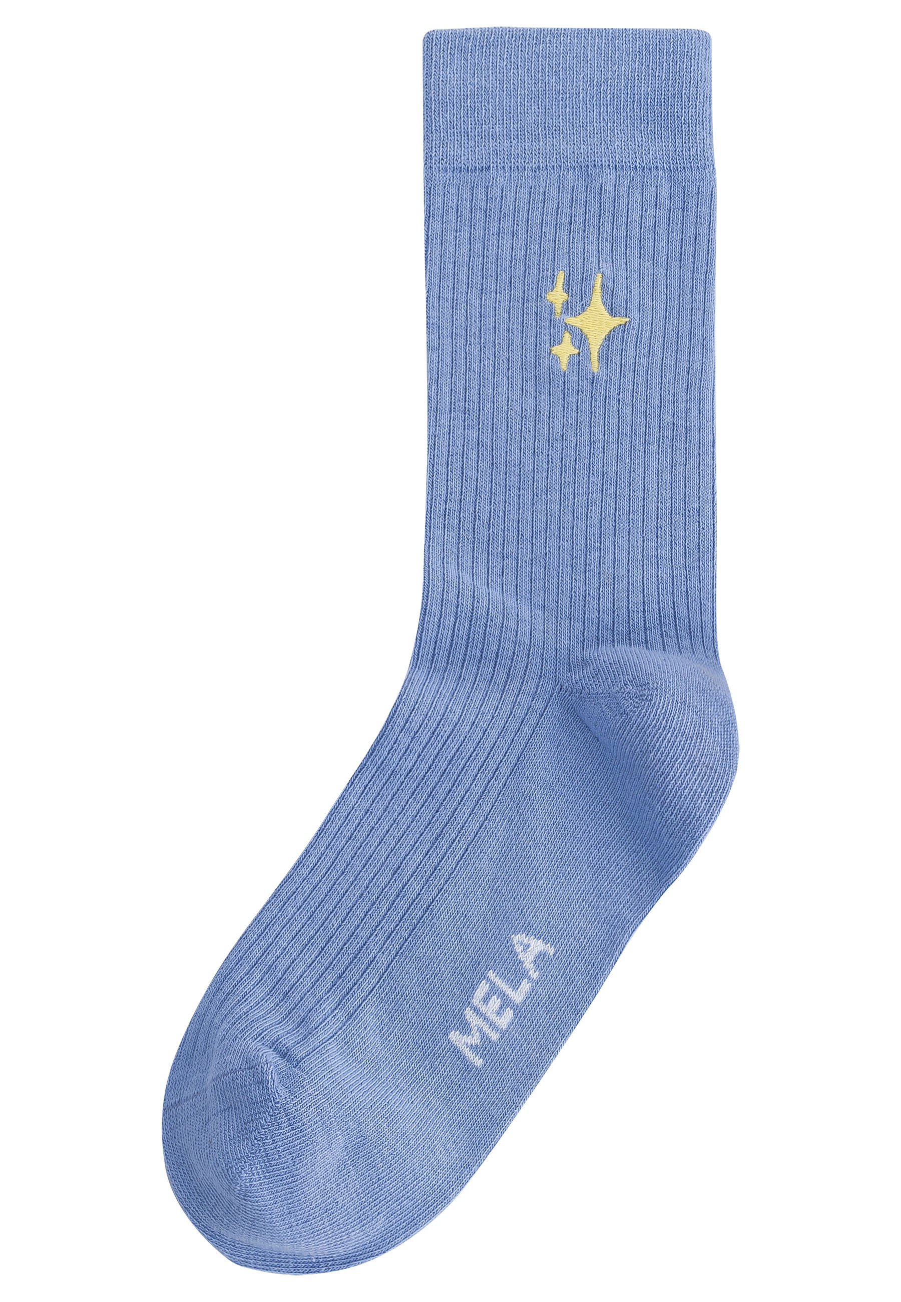 Unisex Gerippte Socken Stickerei 1er Pack