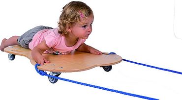 Rollbrett ergonomisch mit Griffmulden