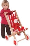 Holzpuppenbuggy Made in Germany mit Kind