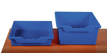 Schrank mit 8 hohen ErgoTray Boxen, Höhe 80 cm Schrank mit 8 hohen ErgoTray Boxen, Höhe 80 cm