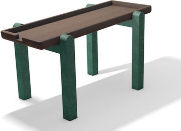 Wasseranlage aus Recyclingmaterial