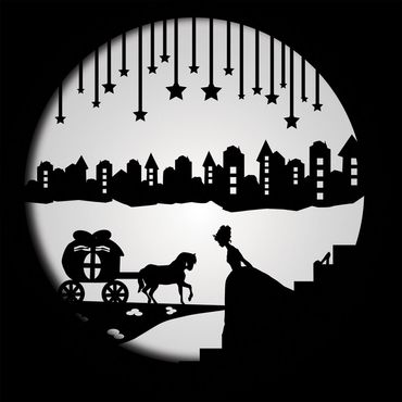 Projektor Dia-Linsen Märchen 4er Set