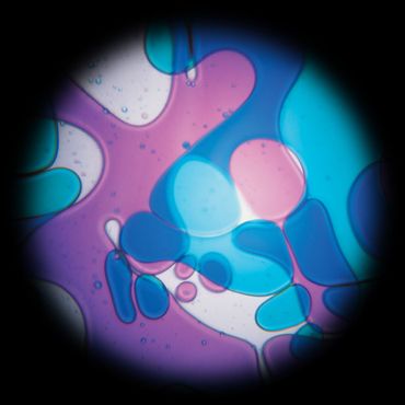 Projektor Effektlinse violett-blau