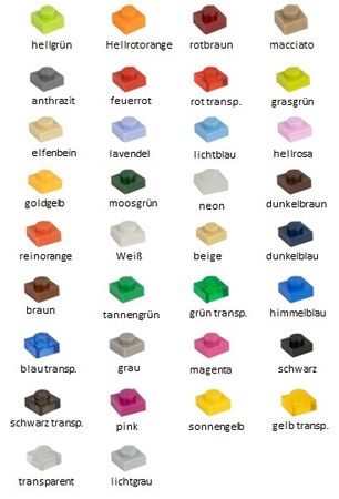 Q-Bricks Kindergarten Bausteine Gebäudemischung im Koffer  500 Stk.