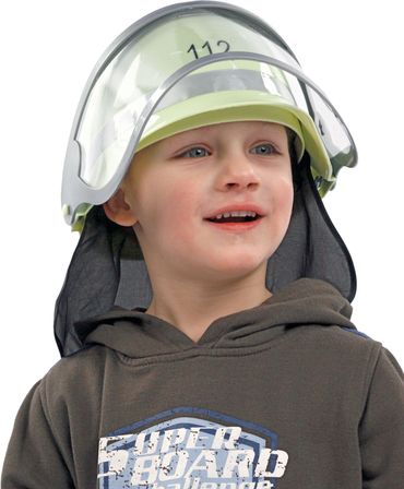 Feuerwehrhelm mit Visier