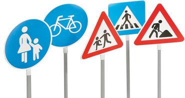 Verkehrsschilder-Set  B