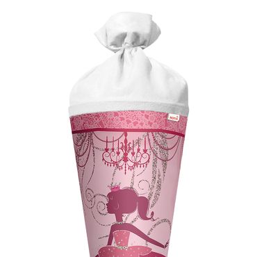 Roth Schultüte Motiv Ballerina rund verstärkte Spitze mit Filzverschluss 70 cm