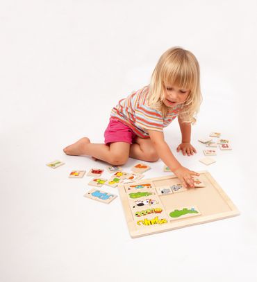 Kinder Puzzle Match and Mix Tiere 30tlg.
