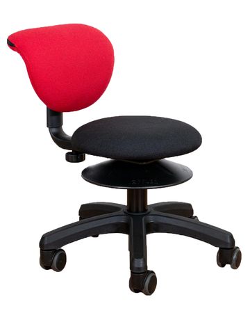 Erzieherhocker smoover midi 37 cm Ø 3D-Mechanik (Wackelfunktion) Sitzhöhen (32-38 | 33-42 | 37-49  cm) mit Kunstlederbezug