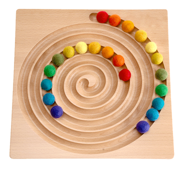 Legebrett Spirale Holz