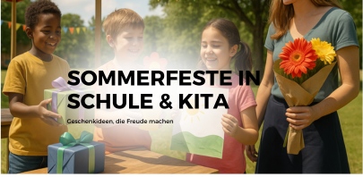 Sommerfeste in Schule & Kita: Geschenkideen, die Freude machen