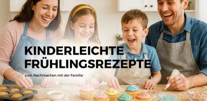 Kinderleichte Frühlingsrezepte zum Nachmachen mit der Familie