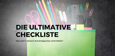 Was darf in deinem Schulmäppchen nicht fehlen? Die ultimative Checkliste