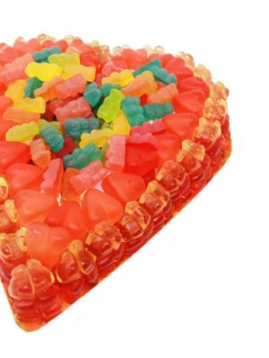 Mega-Einkaufsparadies Fruchtgummi Herzen