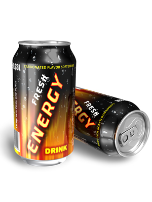 Mega-Einkaufsparadies Energy Drinks