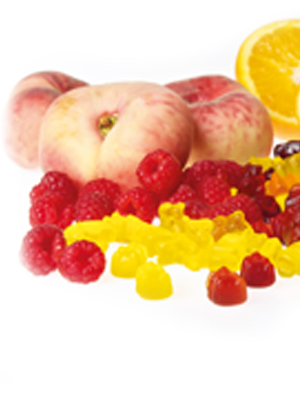 Mega-Einkaufsparadies Fruchtsaft Fruchtgummis