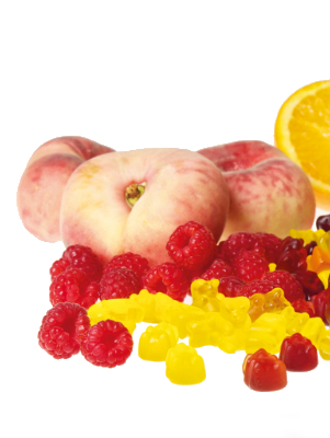 Mega-Einkaufsparadies Fruchtsaft Fruchtgummis