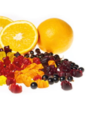 Mega-Einkaufsparadies Fruchtsaft Fruchtgummis