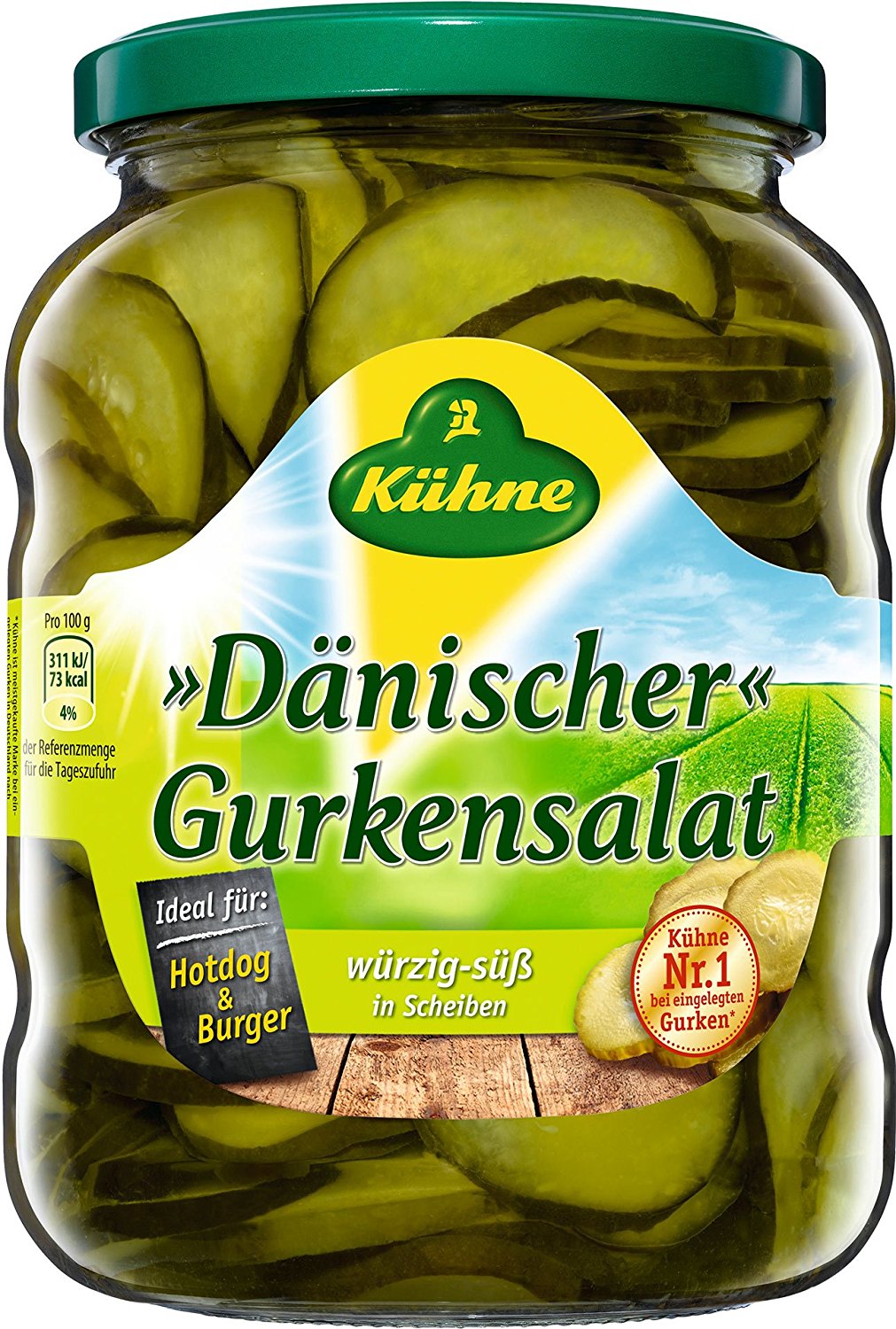 Kühne Dänischer Gurkensalat 670g | Mega-Einkaufsparadies