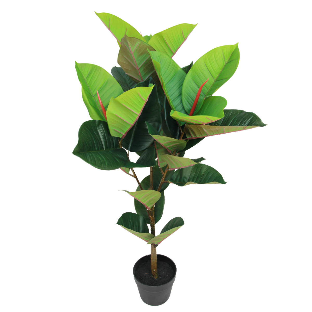 Kunstpflanze Dekopflanze Rubber Philodendron Gesamtlnge 100cm |  Mega-Einkaufsparadies