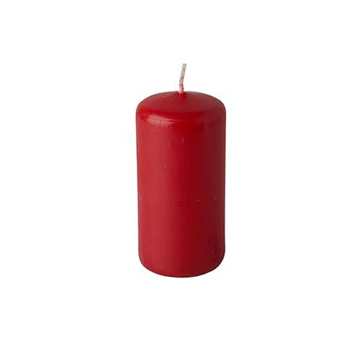 Hofer Kerzen: Candela a Colonna Rosse · Set da 20 Ceri non Profumati 40 x 70 mm · Durata 11 Ore