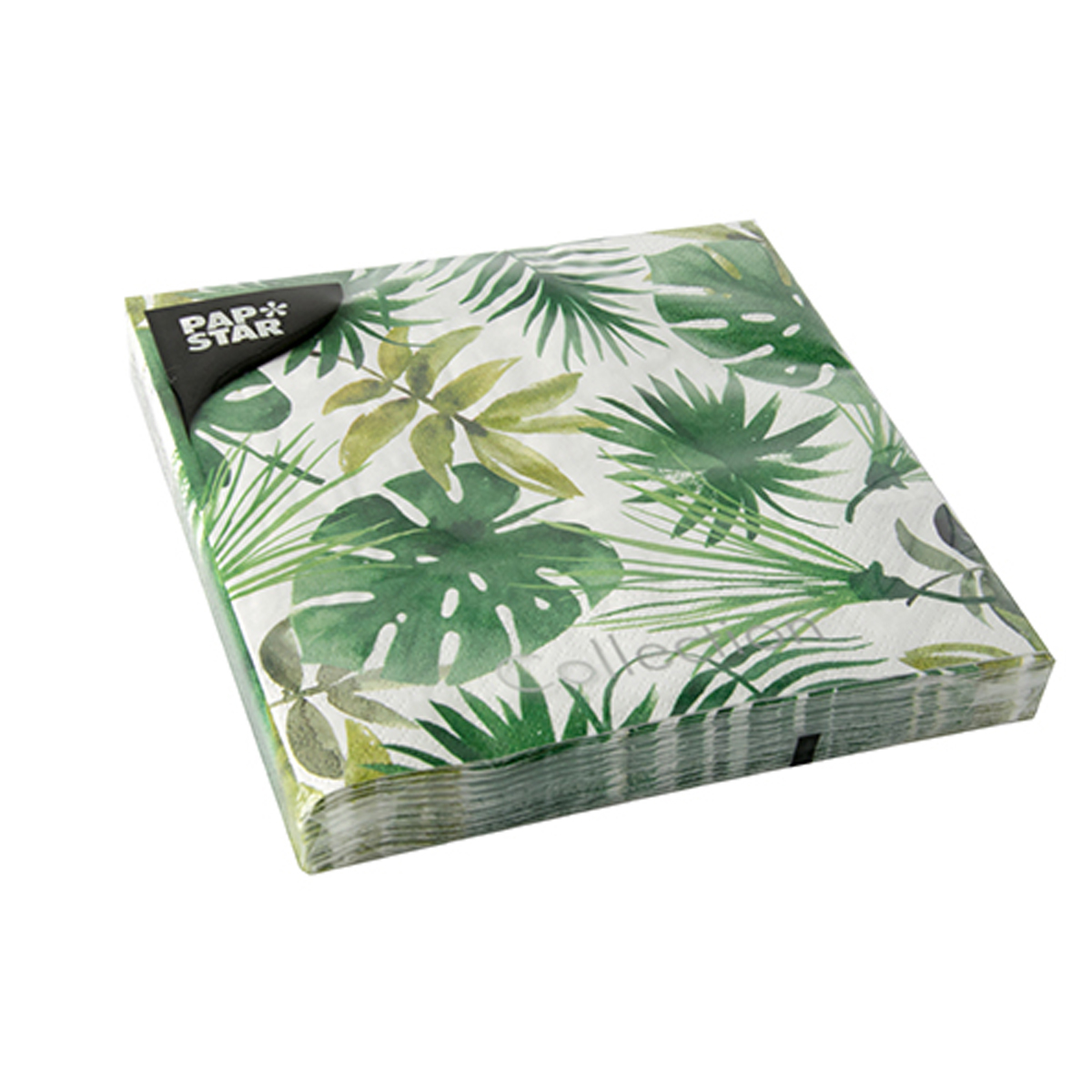 Papstar Servietten 3-lagig 33x33 cm Monstera 20 Stck 1er Pack |  Mega-Einkaufsparadies