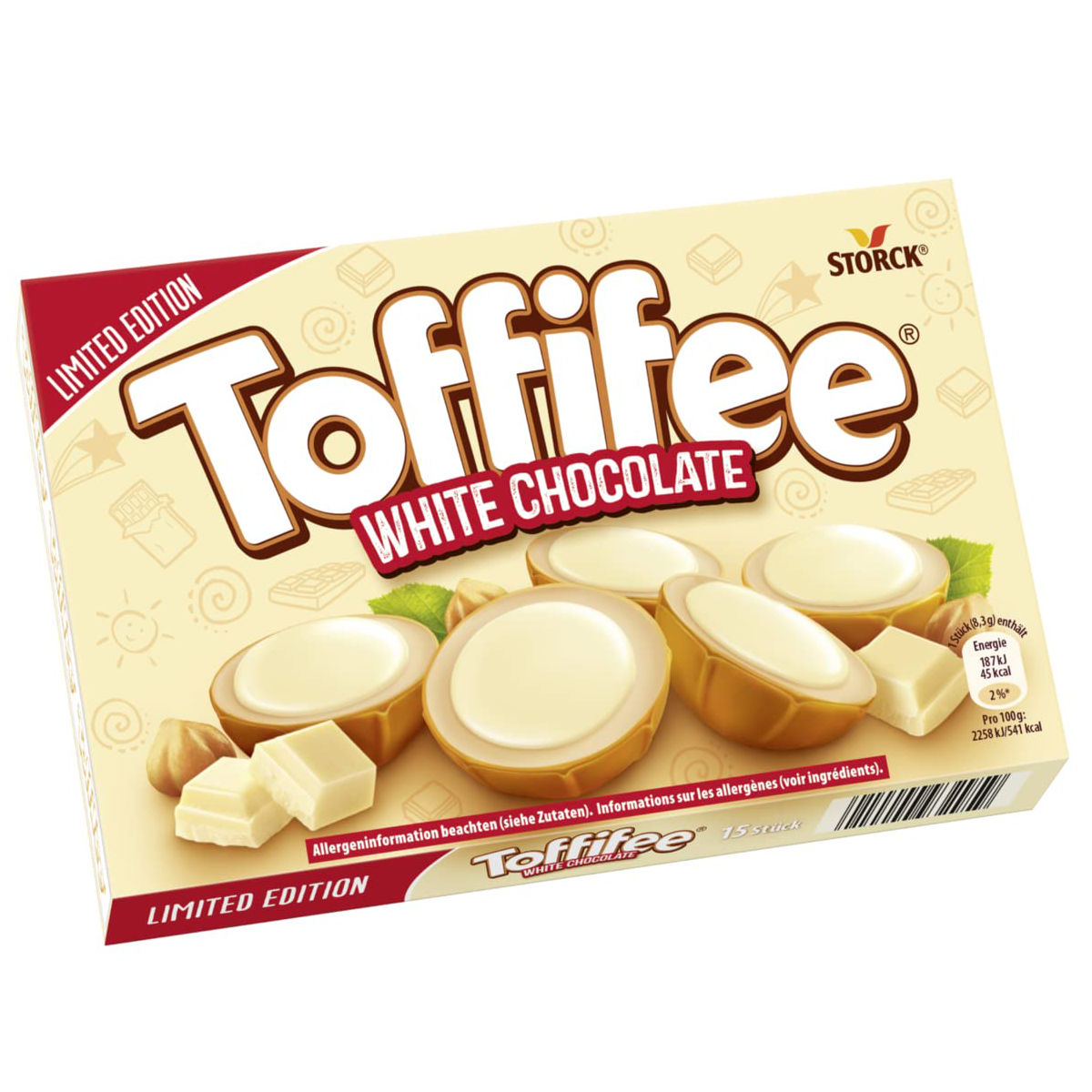 Toffifee White Chocolate Hazelnut with Milk Cream and Caramel 125g  4014400932959 | eBay