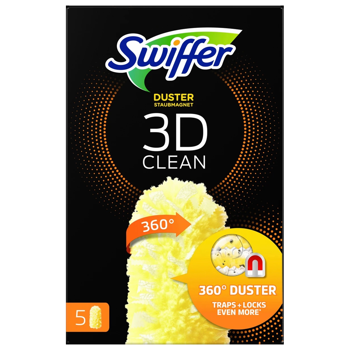 Swiffer Staubwedelbezüge Staubmagnet 3D Clean Nachfüllpack, 5 St dauerhaft  günstig online kaufen