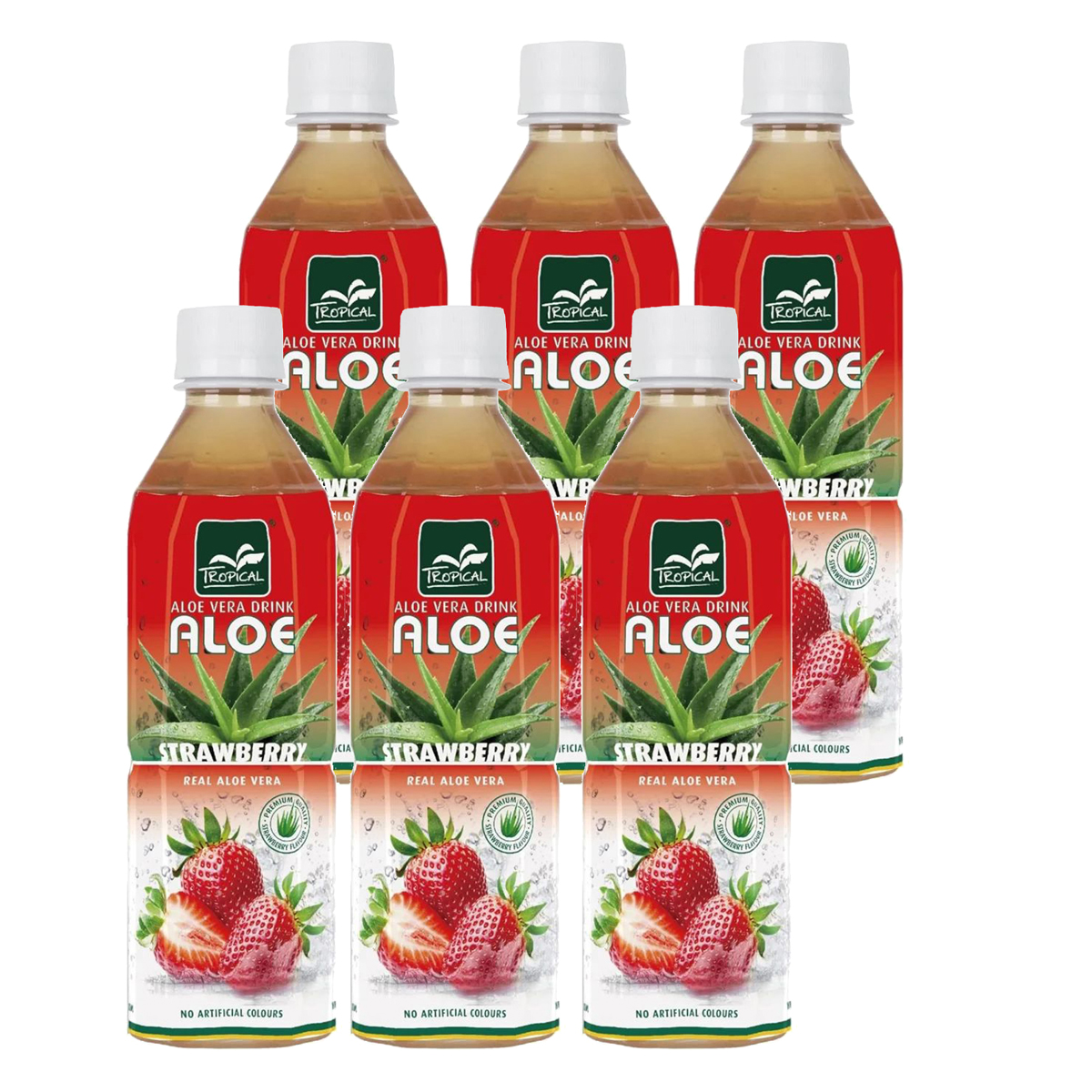 Bevanda Tropical Aloe Vera Fragola Con Sapore Di Fragola 500Ml | eBay