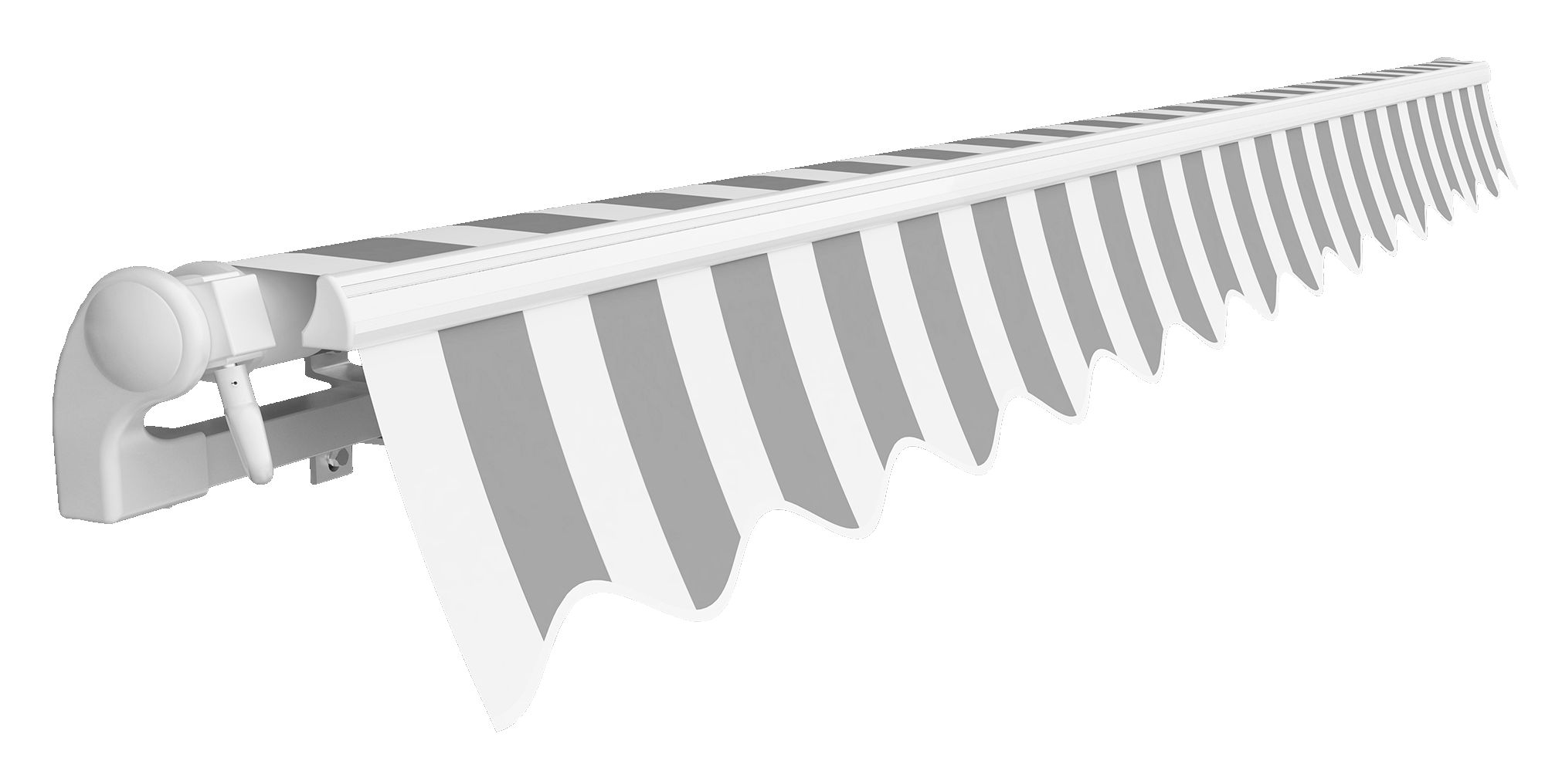 Deckenhalterung für Markisen weiss