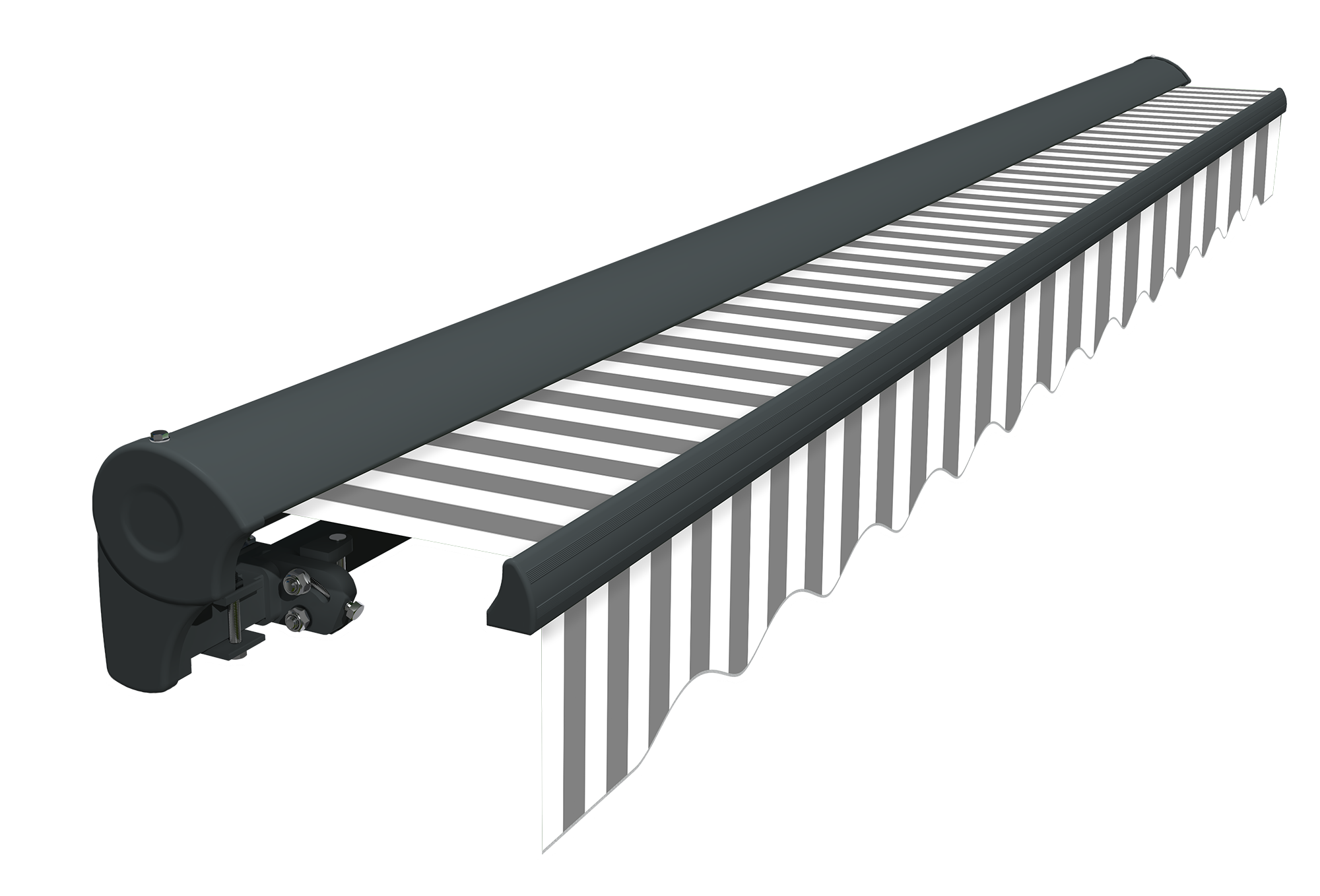 Deckenhalterung für Markisen weiss