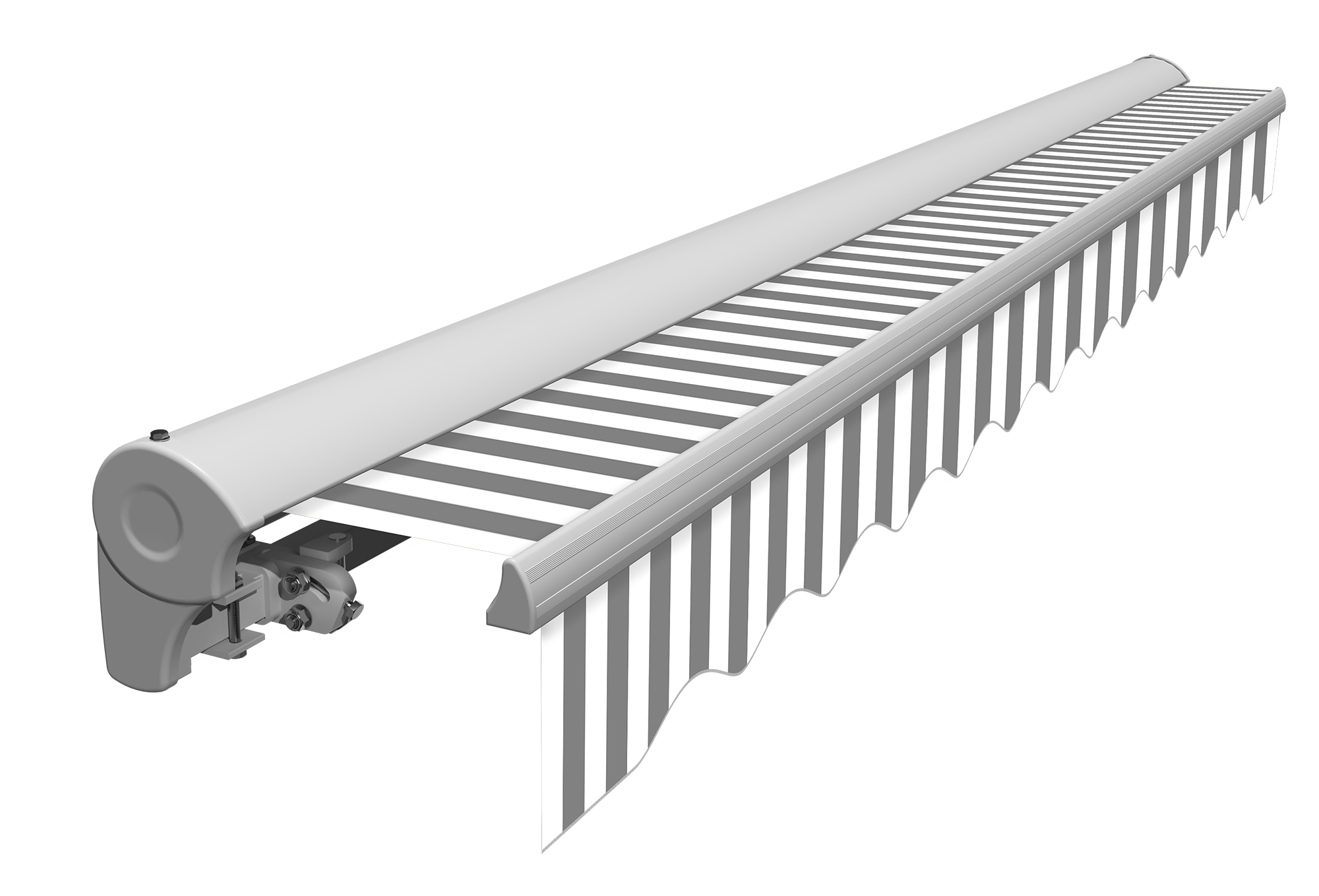 Deckenhalterung für Markisen weiss