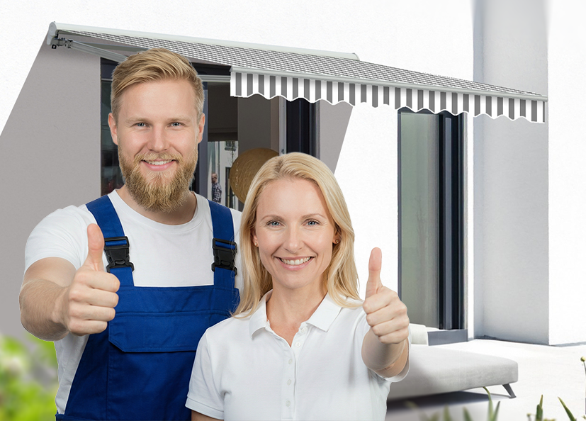 Markisen und Zubehör USP und Produktbild