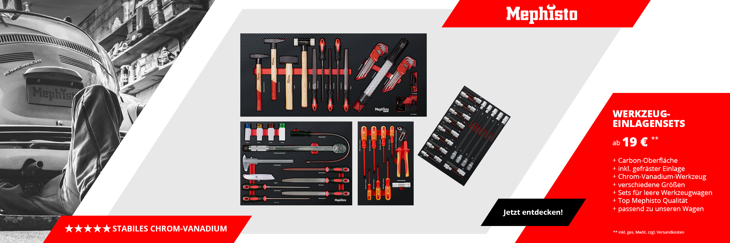 Werkzeugeinlagen Sets