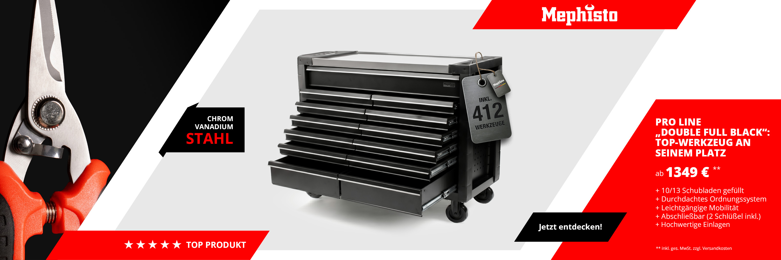     Werkzeugwagen PRO Line 