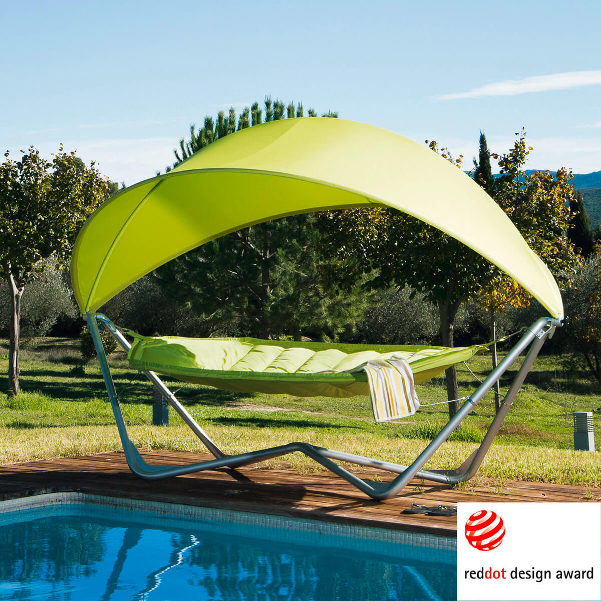 Hängematte mit Sonnenschutz in grün Haus und Garten Garten ... Hängematte mit Sonnenschutz in grün Haus und Garten Garten ...
