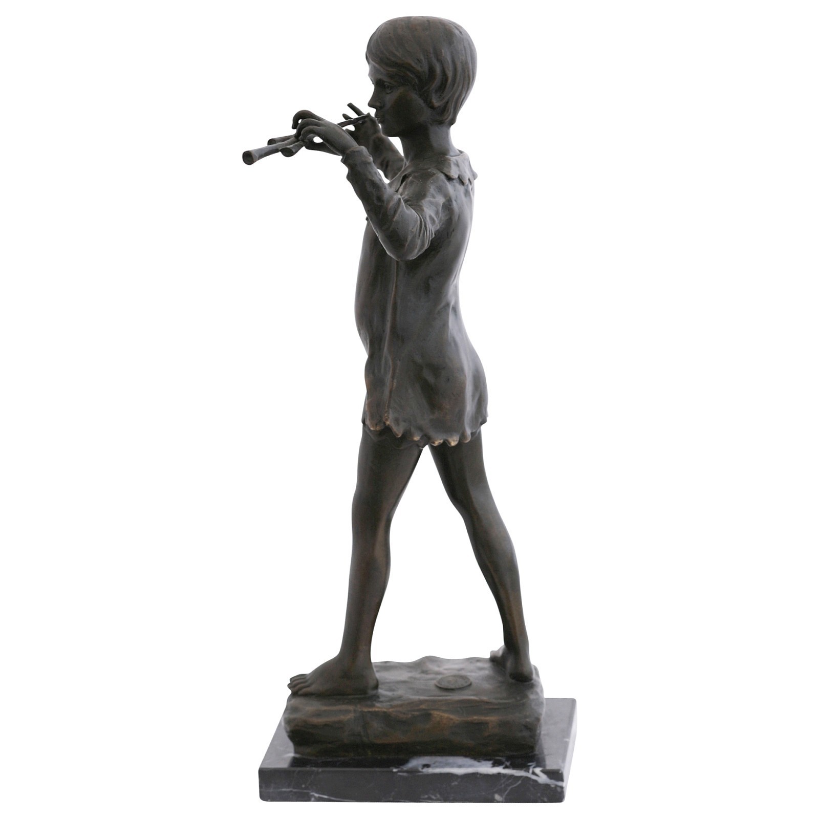 Peter Pan Bronze signiert Sir George James englischer Bildhauer