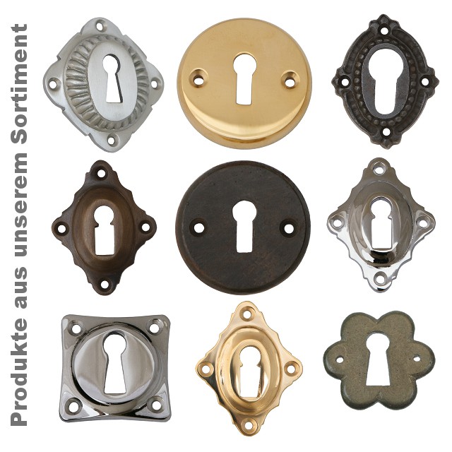 Heimwerker Griffrosette Türklinken Türdrücker Rosette aus poliertem