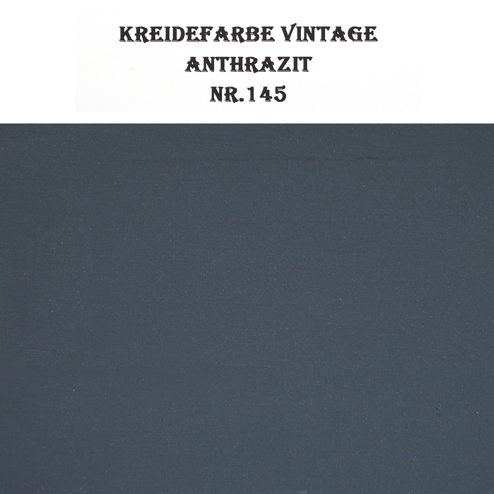 BORMA Möbelfarbe Dunkelgrau Vintage Kreidefarbe Anthrazit 750ml (26,53