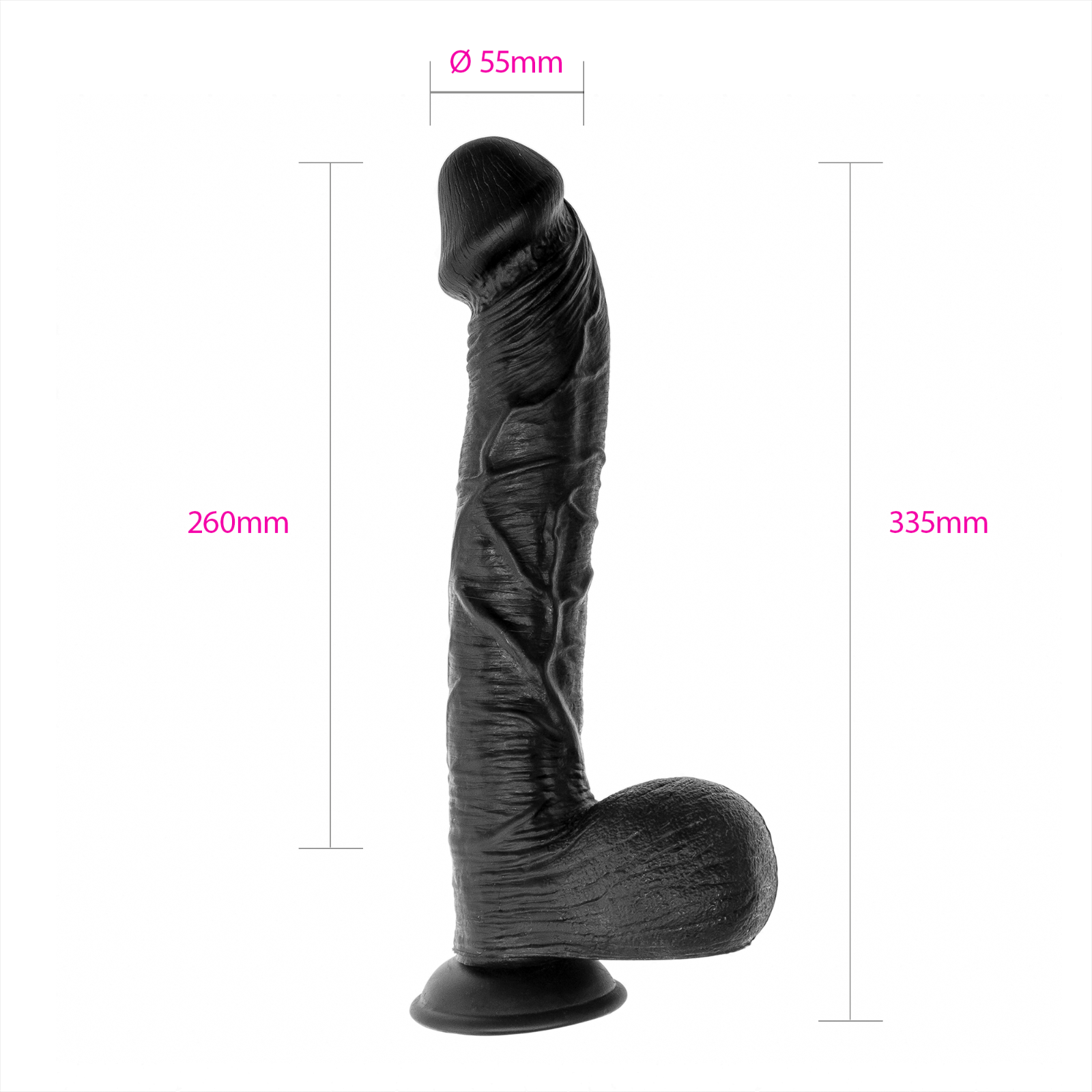 Realistischer Dildo PVC Silikon Phthalatfrei 43cm XXL Dildo Mit Saugnapf   Realistisches Design, Phthalatfrei, Fr Vielseitigen Spa Anal Vagina  Spielzeug