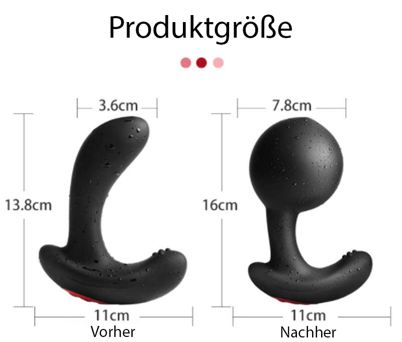 Anal Plug Vibrator Elektrisch Aufblasbar mit Fernbedienung Sex Toy  Spielzeug | eBay.de